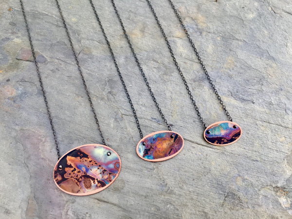 Oval Firepaintings - Small, Med, Large