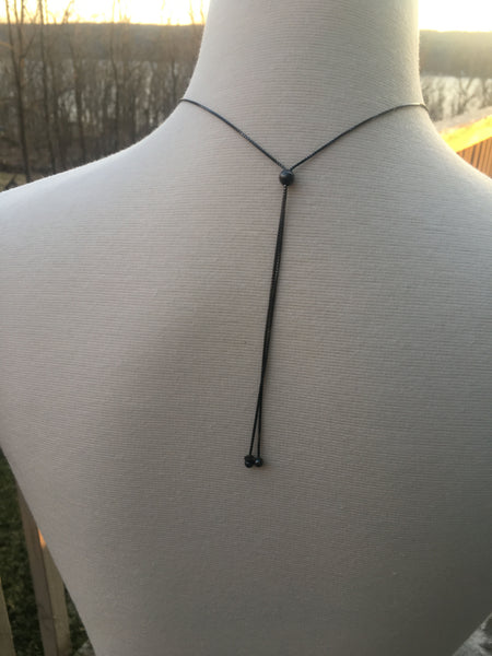 “Firepainted” Half Moon Necklace (Med) Classic Design Favorite